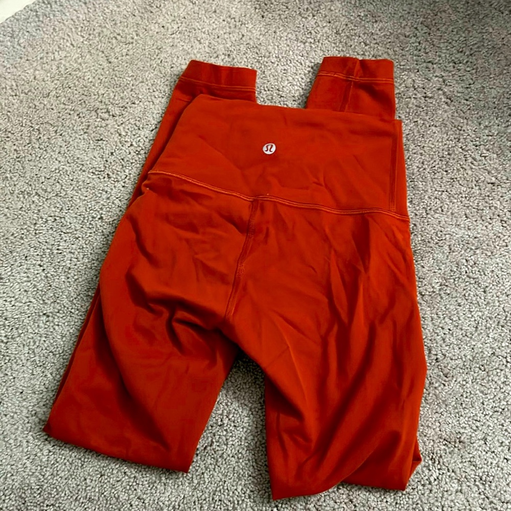 Lululemon leggings burnt orange